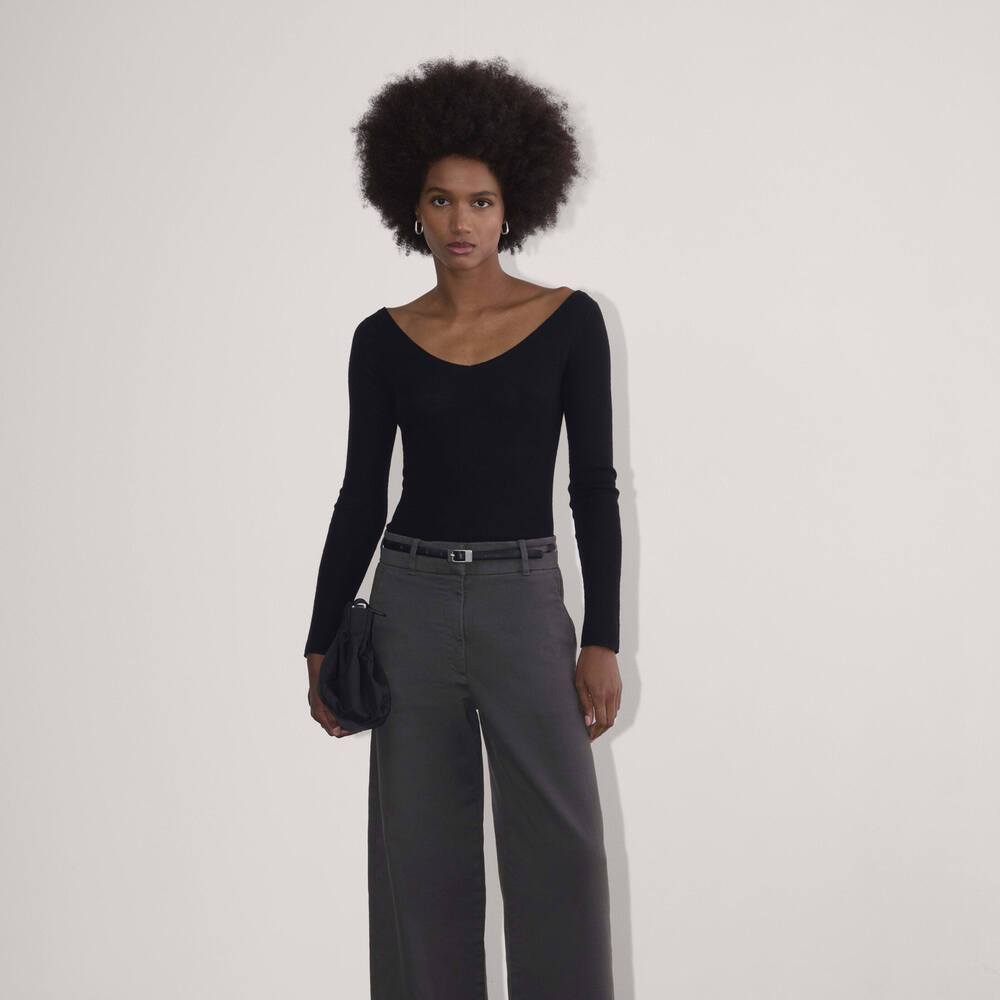 Everlane Women's Phoebe Trouser in Graphite, Size 10